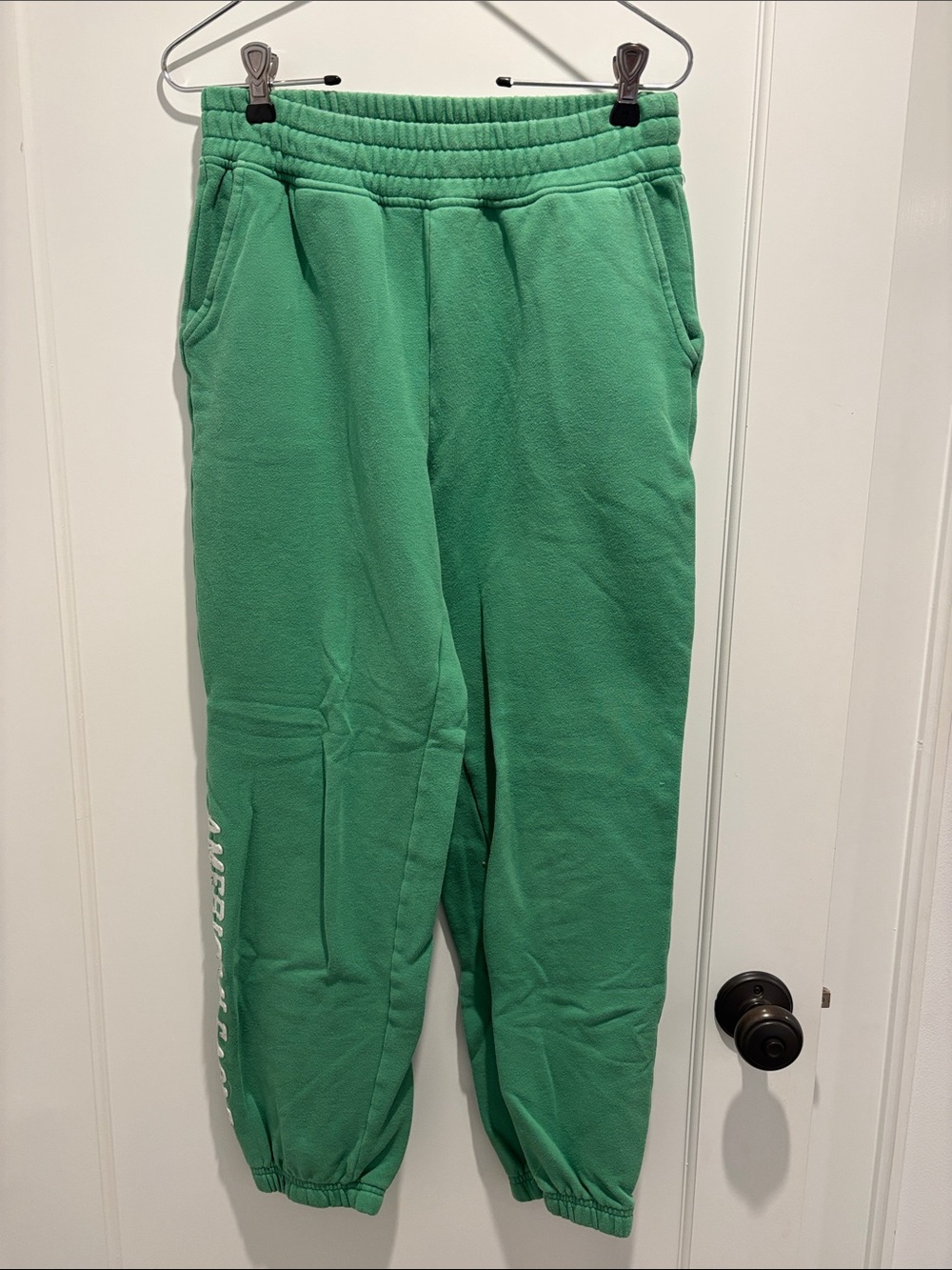 American Eagle Outfitters Kids Bright Green Fleece Joggers
